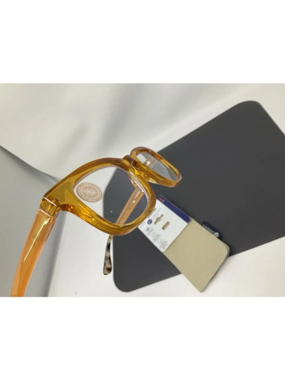 Canopy Peepers blue light filter Orange readers  +1.75 Reading Glasses